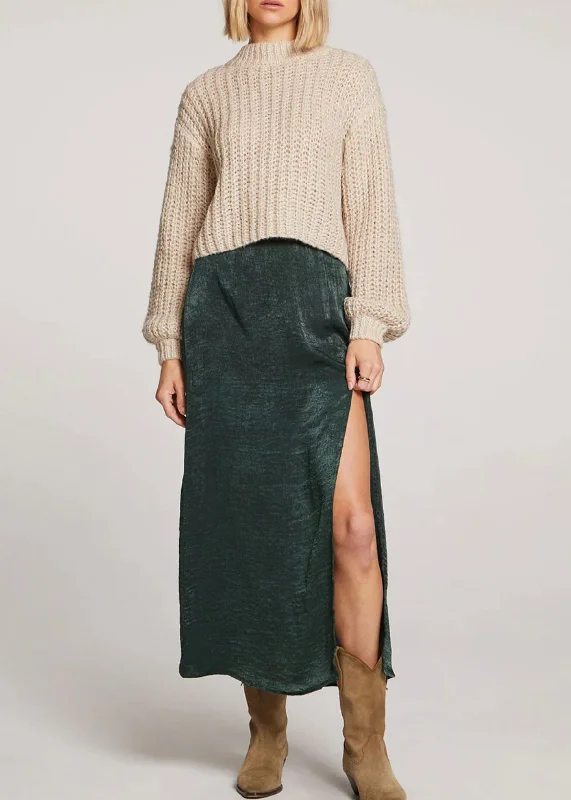 Narissa Midi Skirt denim skirt durable