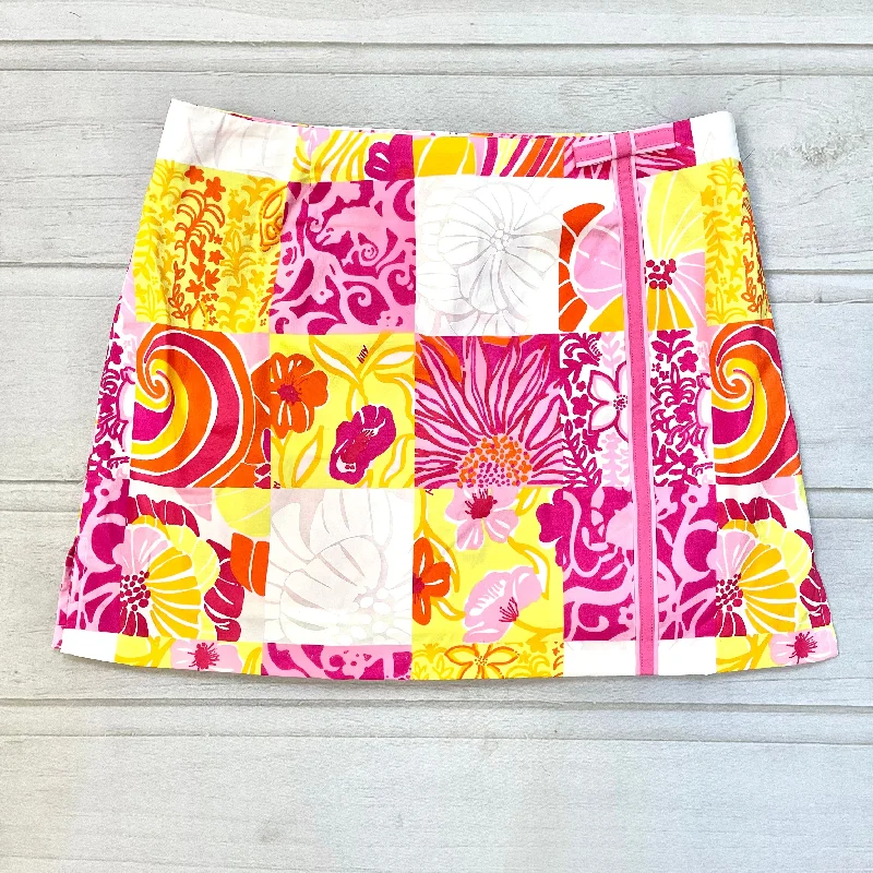 Skirt Designer By Lilly Pulitzer  Size: 4 silk skirt lustrous