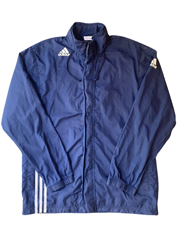 Vintage Adidas Windbreaker Jacket Size M Cotton Fabric Linen Fabric Terry Fabric
