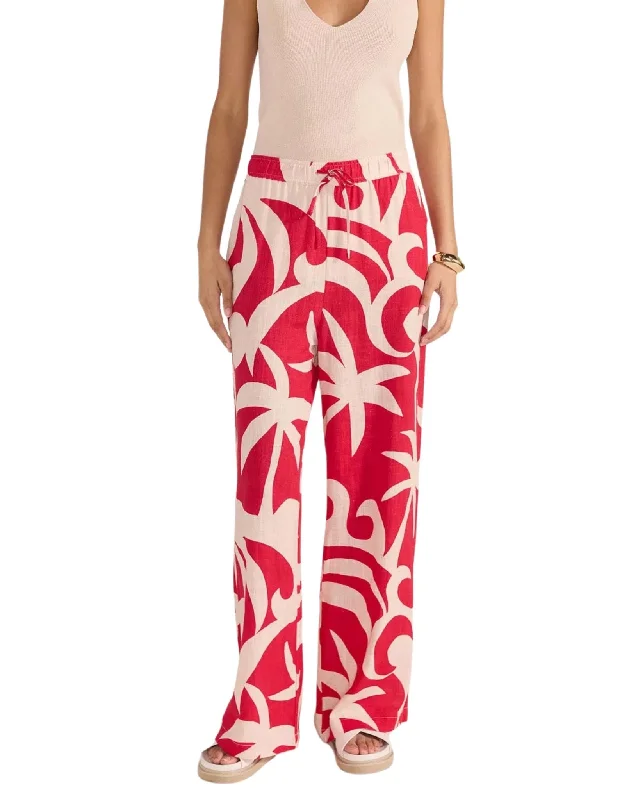 Womens Rhodes Relaxed Pants Comfy Zip-Up Pants