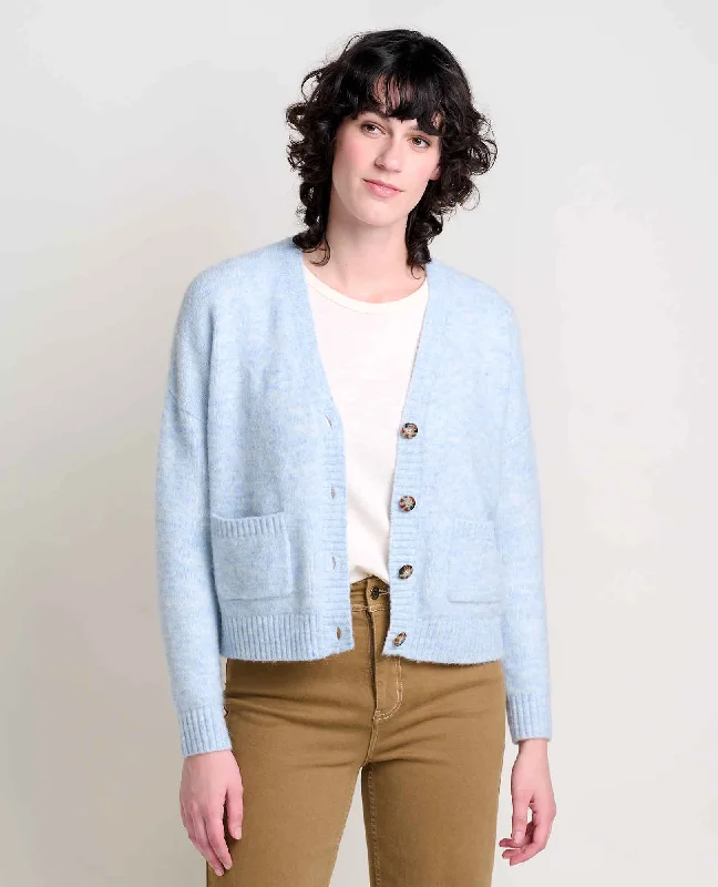 Toddy Cardigan Houndstooth Herringbone Solid