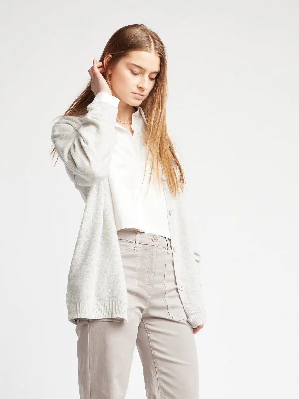 Effie Cashmere Cardigan Iron Safe Non-Iron Wrinkle Free