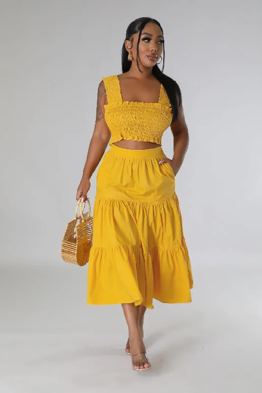 Women's Fashion Chest Wrap Patchwork Skirt Suit denim skirt casual