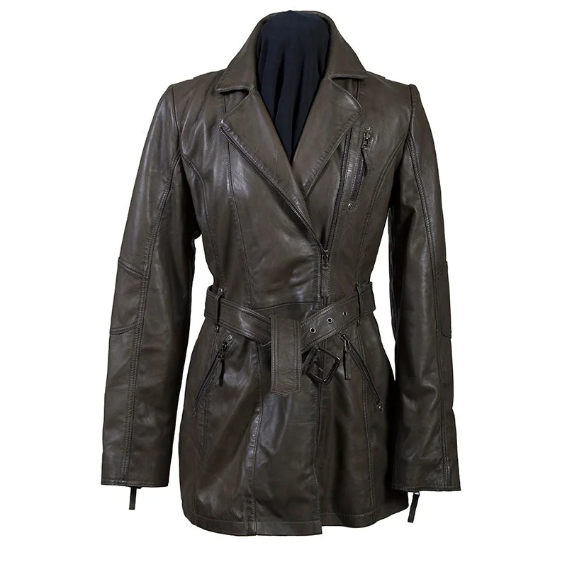 Belted Lamb Jacket Cotton Jacket Linen Jacket Terry Jacket