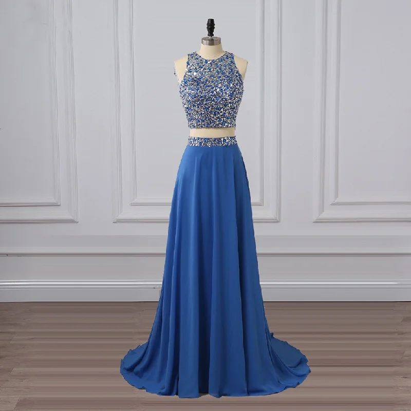 Long Prom Dresses, Chiffon Prom Dresses, Two Pieces Prom Dresses, Sequin Evening Dresses, Rhinestone Prom Dresses , Floor-Length Prom Dress, Sexy Party Dress, LB0408 Tunics Mesh breathable