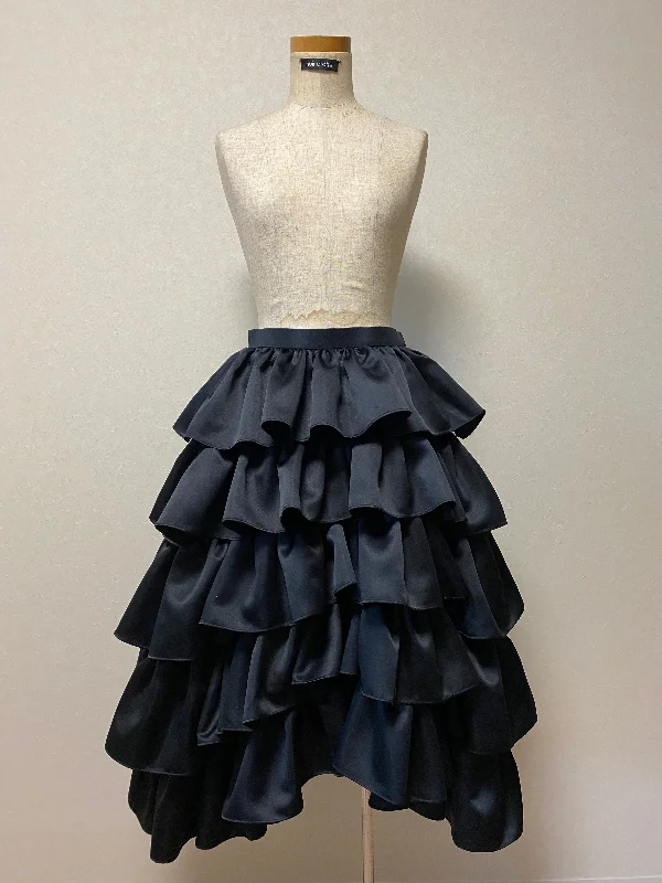 Tiered Skirt [Made to Order] (Japanese only) lace skirt feminine