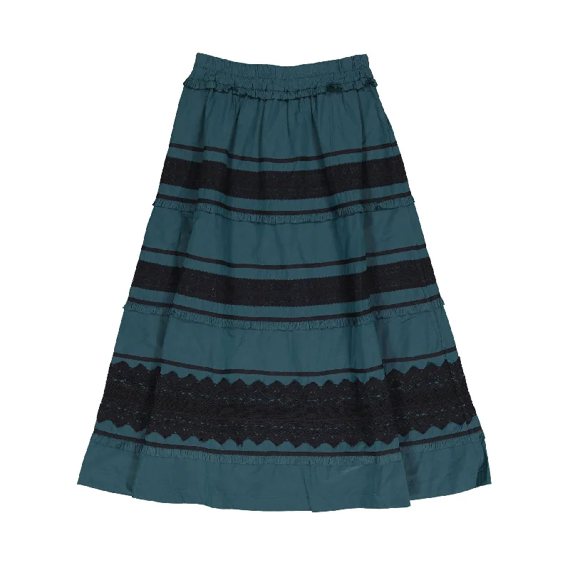 Tia Cibani Celtic Dance Brittany Womens Skirt satin skirt smooth