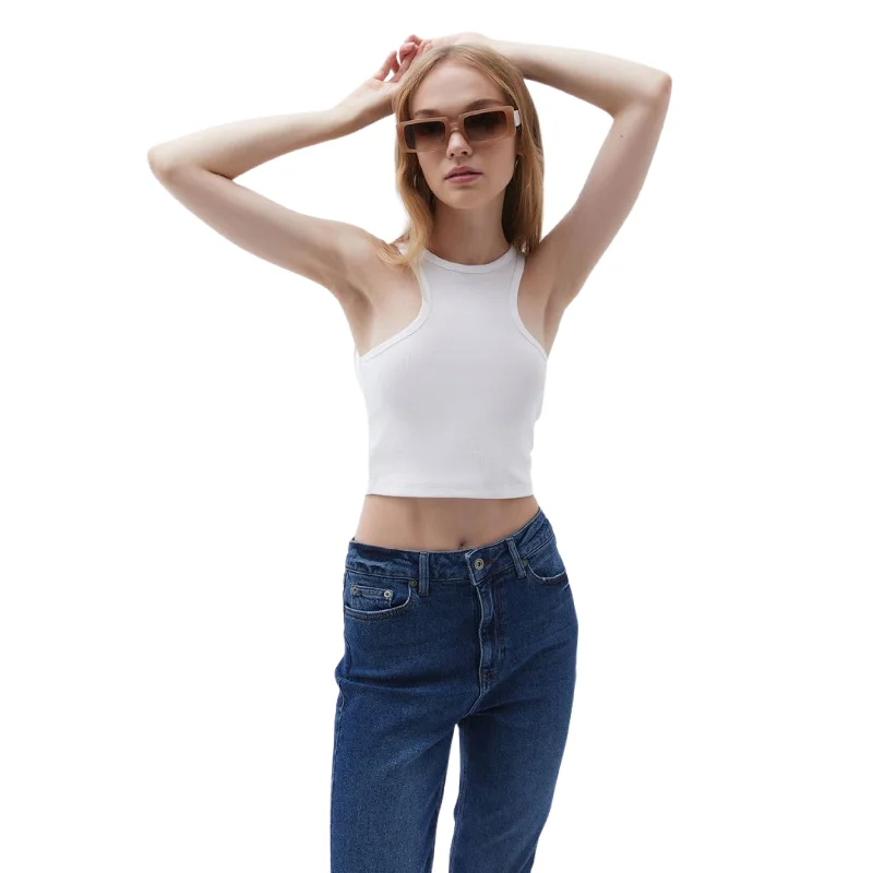 OXXO -  Halter Neck Crop Tank Top seamless tank top