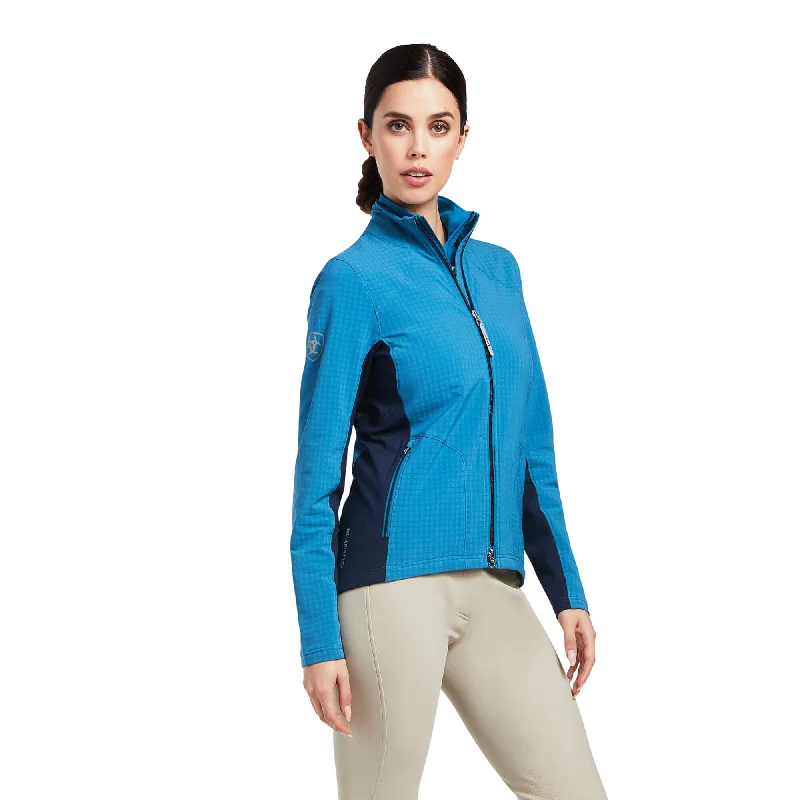 AriatTEK Andes Saxony Eclipse Full Zip Jacket Blue & Navy Nylon Jacket Polyester Jacket Spandex Jacket AriatTEK Andes Saxony Eclipse Full Zip Jacket Blue & Navy Nylon Jacket Polyester Jacket Spandex Jacket