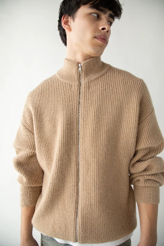 ZIP UP CARDIGAN Thin Thick Dense
