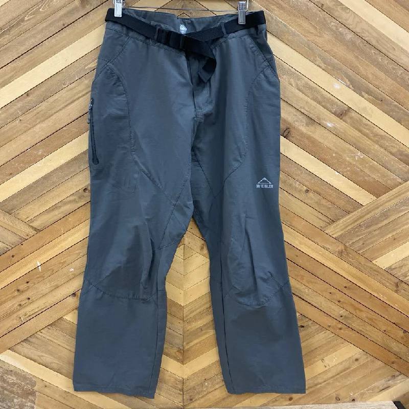 Mckinley - Men's Hiking Pants - MSRP $104: Grey-women-LG Fashionable Button-Up Pants