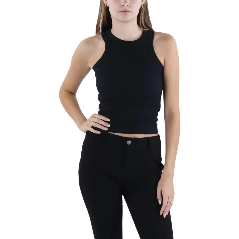 CRAVE FAME - Ribbed Daytime Tank Top sage tank top