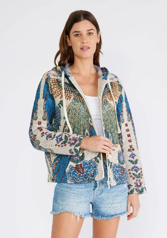 Tapestry Hoodie Jacket Trench Coat Raincoat Waterproof Jacket