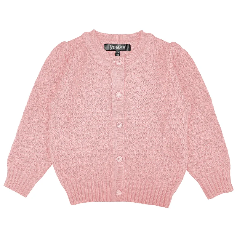 YEMAK Girl's Cute Pattern Cropped Daily Cardigan Sweater Vintage Inspired Pinup MK3514KID Wool Fabric Cashmere Fabric Tweed Fabric YEMAK Girl's Cute Pattern Cropped Daily Cardigan Sweater Vintage Inspired Pinup MK3514KID Wool Fabric Cashmere Fabric Tweed Fabric