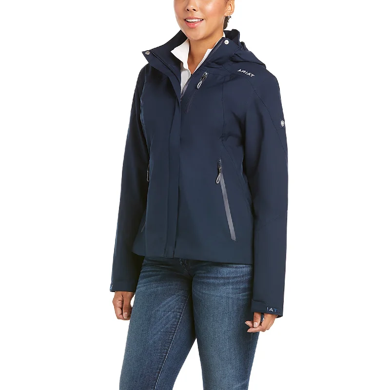 Ariat Costal H2O Jacket Navy Elasticated Jacket Padded Jacket Insulated Jacket