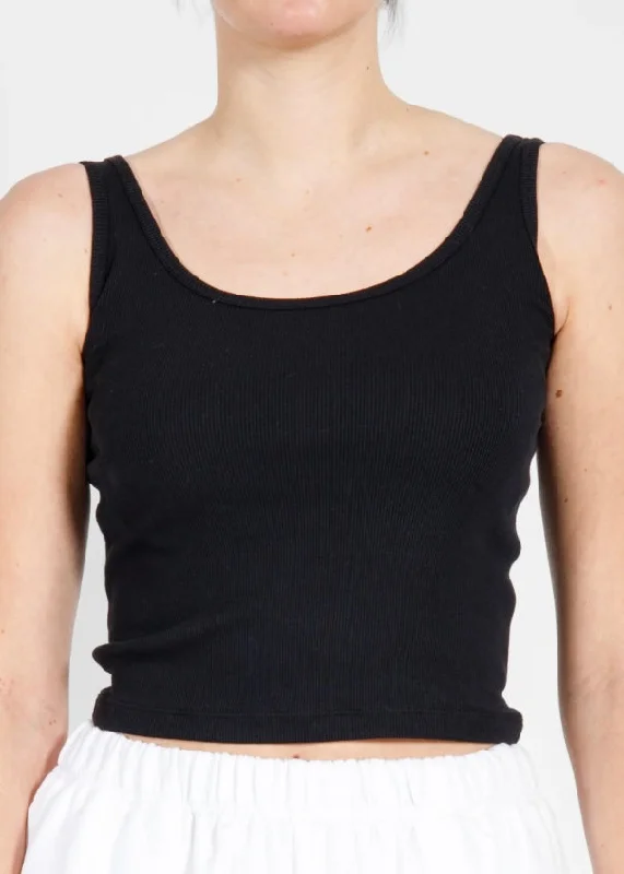 Ribbed Fitted Tank Top bold tank top