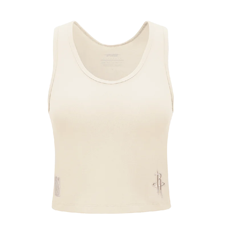 Women's Houston Rockets Pro Standard Racer White Tank Top black tank top