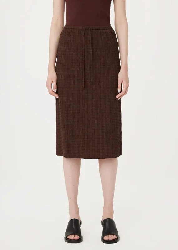 The Textured Skirt chiffon skirt floaty