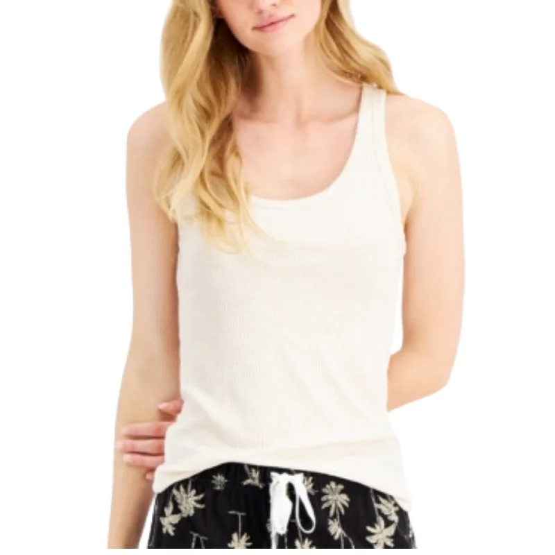 JENNI - Basic Solid Ribbed Tank Top loose fit tank