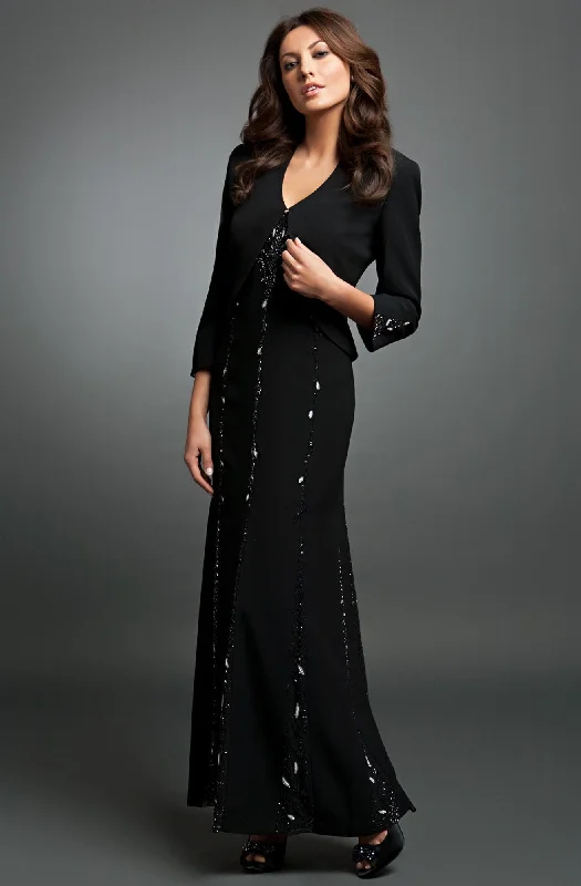 Alexander by Daymor - 7132SC Embellished Sheath Dress with Jacket Cotton Jacket Linen Jacket Terry Jacket Alexander by Daymor - 7132SC Embellished Sheath Dress with Jacket Cotton Jacket Linen Jacket Terry Jacket