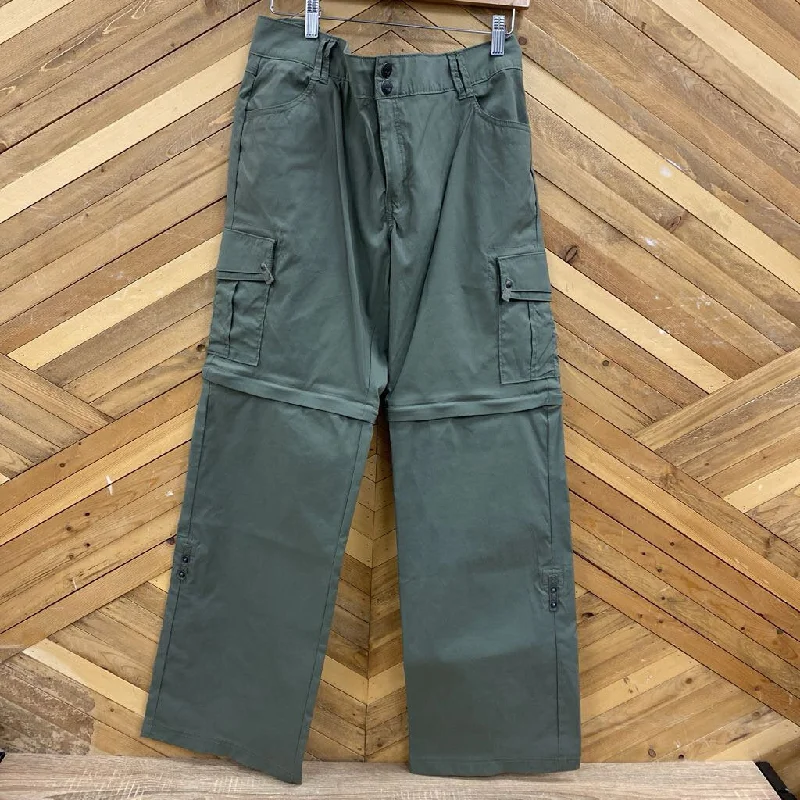 Wind River - Women's Hiking Pants - MSRP $70: Green-women-12x32 Fashionable Button-Up Pants