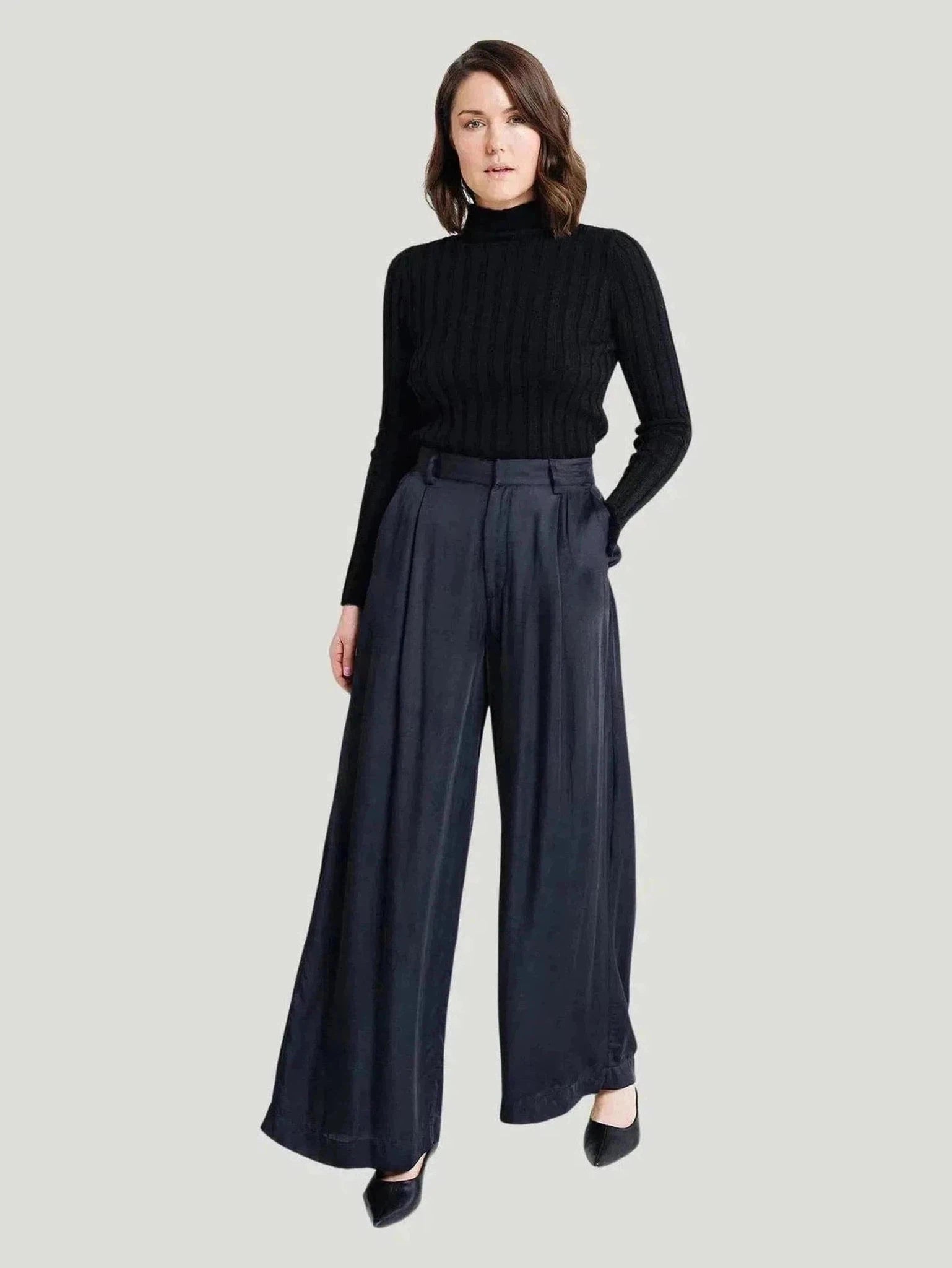 LAUDE the Label Hepburn Pant Formal Linen Trousers