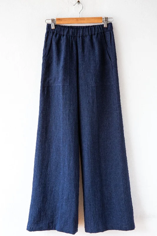 Perillo Linen Pant Trendy Printed Leggings