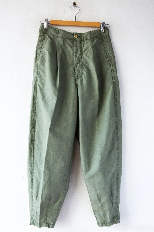 Balloon Cotton/Linen Pant Formal Slim Pants