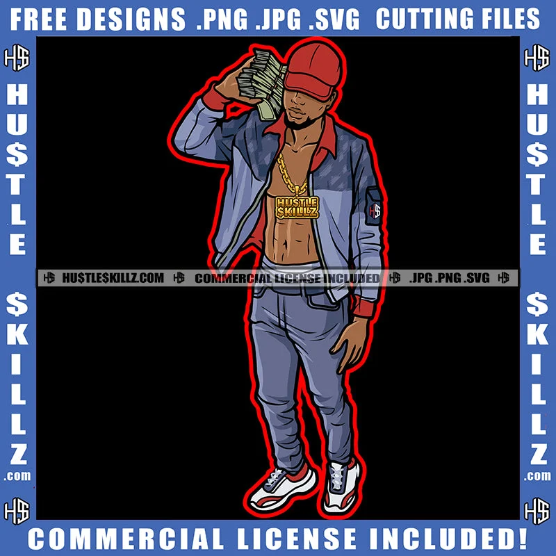 Black Man Holding Money Wearing Jean Jacket Jeans No Shirt Chain Stacks Cash Money Baseball Melanin Boy Standing Cap Hustler SVG JPG PNG Vector Clipart Cricut Cutting File Mesh Jacket Canvas Jacket Denim Jacket Black Man Holding Money Wearing Jean Jacket Jeans No Shirt Chain Stacks Cash Money Baseball Melanin Boy Standing Cap Hustler SVG JPG PNG Vector Clipart Cricut Cutting File Mesh Jacket Canvas Jacket Denim Jacket
