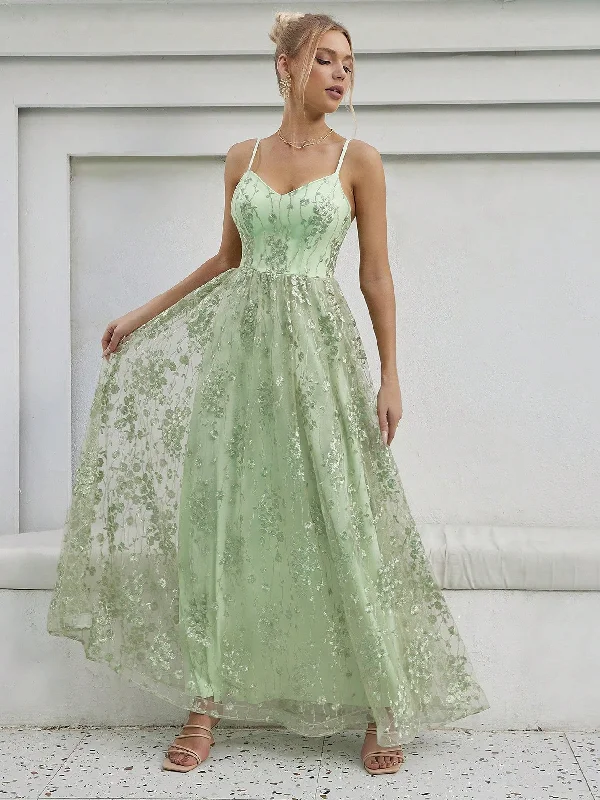 Mesh embroidery backless elegant evening Party dress Tunics Denim casual
