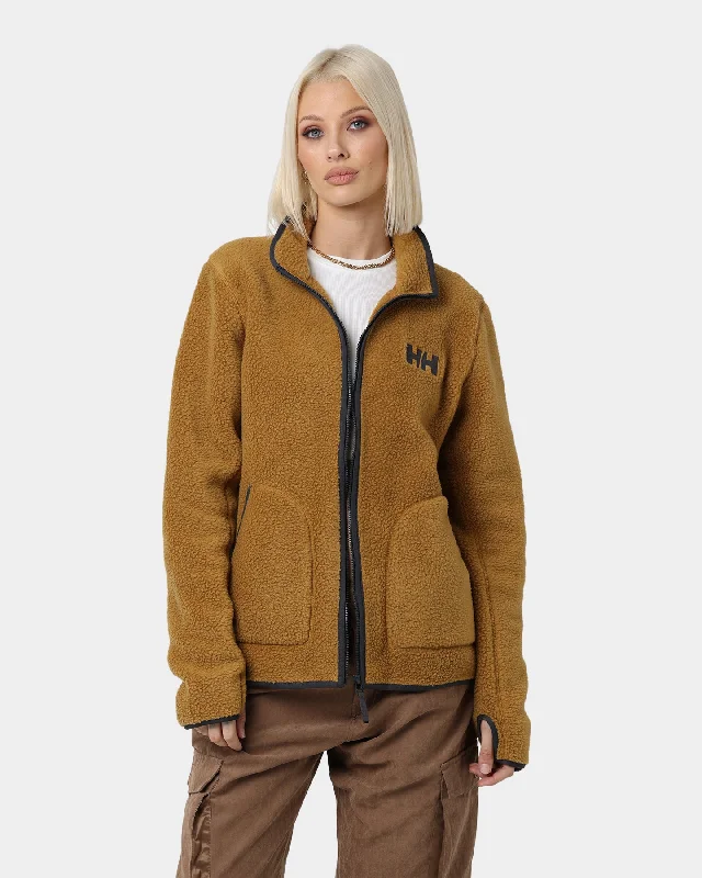 Hally Hansen Panorama Pile Jacket 712 Cumin Knit Fabric Woven Fabric Fleece Fabric