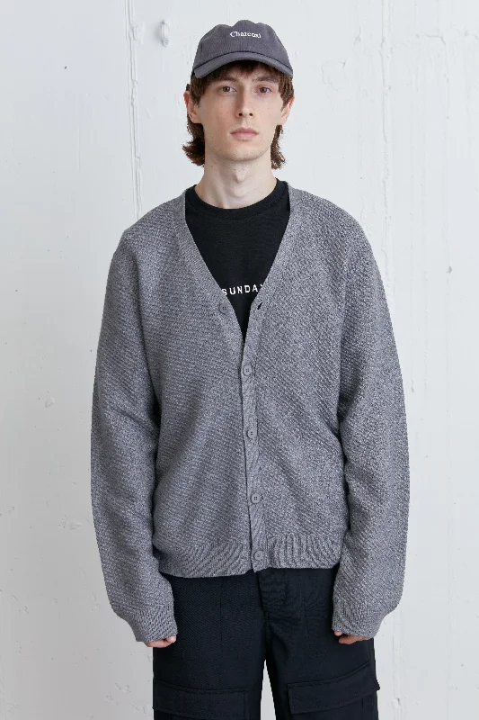 BUTTON FRONT CARDIGAN Lightweight Heavyweight Midweight