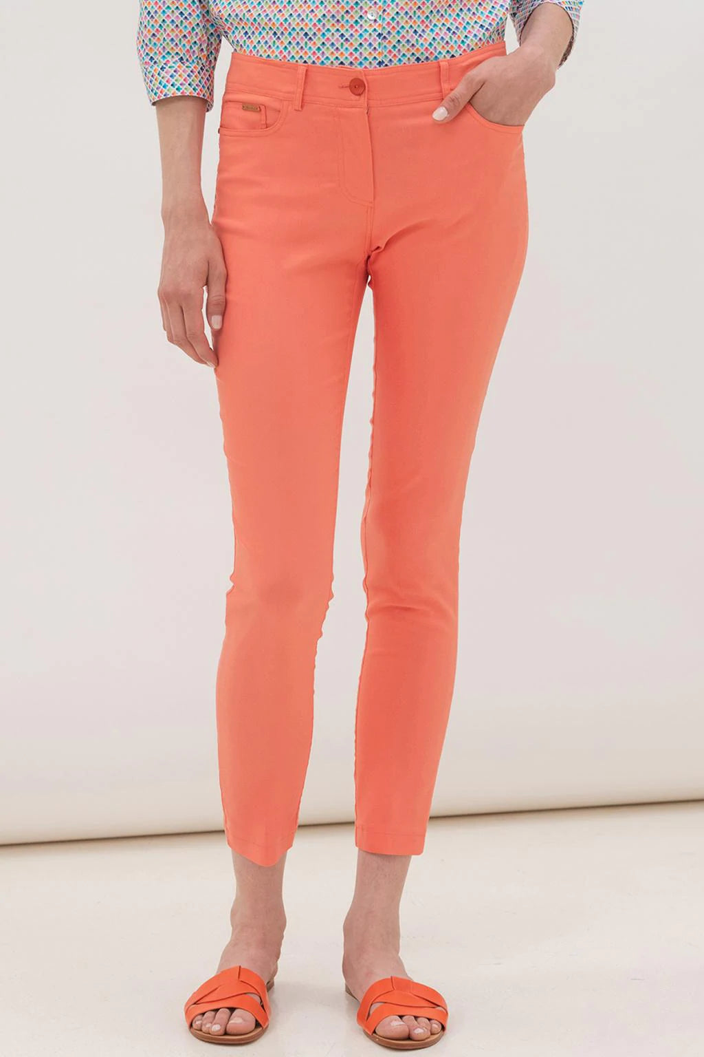 Dark Coral Pants Soft Stretch Leggings