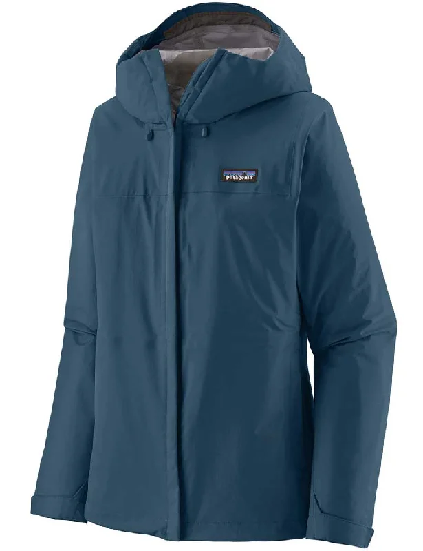 Patagonia W's Torrentshell 3L Rain Jacket Lagom Blue Hooded Jacket Caped Jacket Shawl Collar Jacket Patagonia W's Torrentshell 3L Rain Jacket Lagom Blue Hooded Jacket Caped Jacket Shawl Collar Jacket