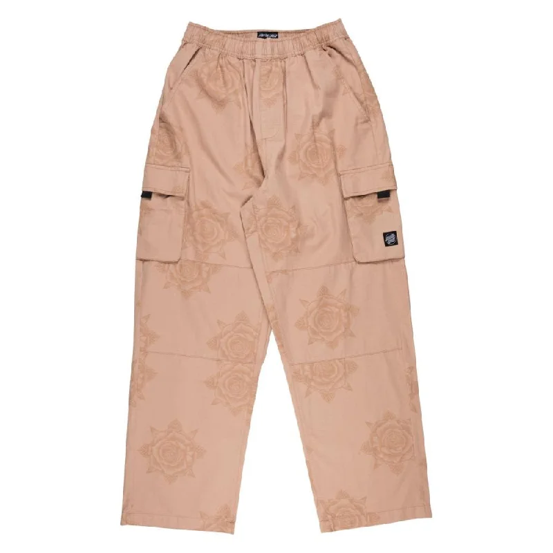 Santa Cruz Pant Trooper Cargo - Taupe Rose Cozy Knit Pants