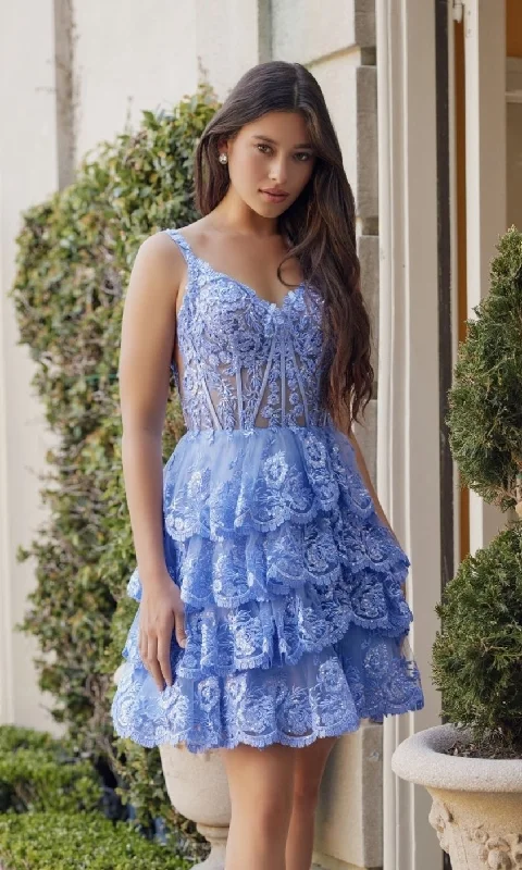 Nox Anabel Short Party Dress r880 sweetheart Neckline Romantic