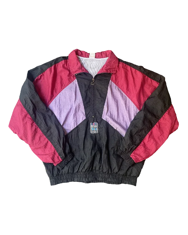 Vintage 90’s Parachute Jacket Size L Fitted Jacket Loose Jacket Oversized Jacket