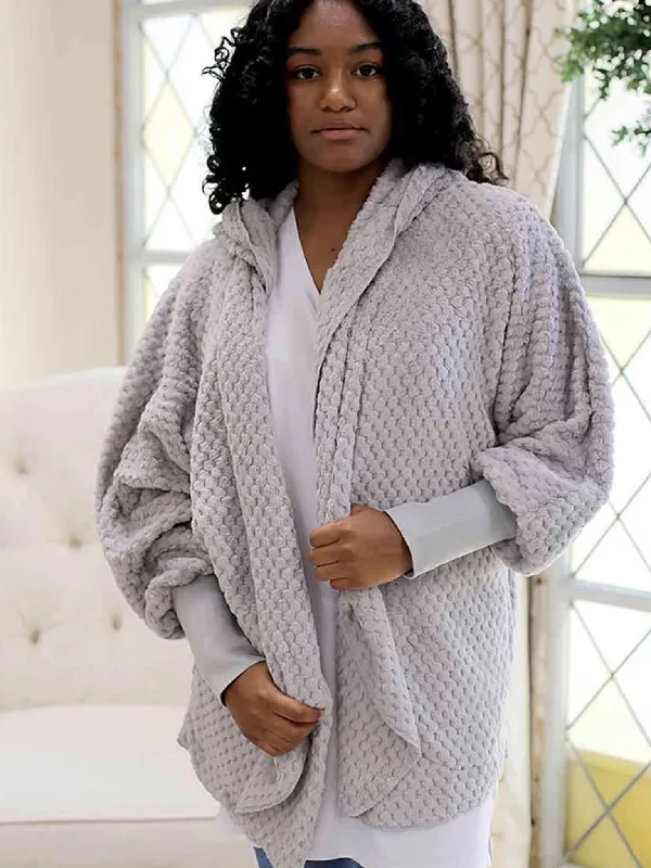 Everest Hooded Cardigan Mesh Cardigan Canvas Denim