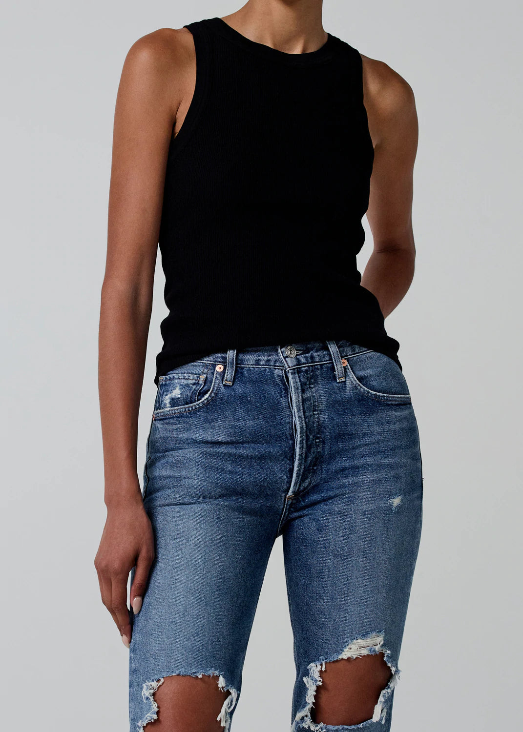 Isabel Rib Tank layering tank top