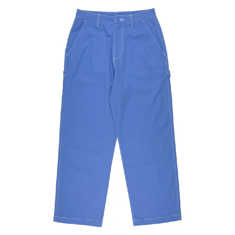Santa Cruz Womens Pant Nolan Carpenter - Hyacinth / White Stitch Stylish Harem Pants