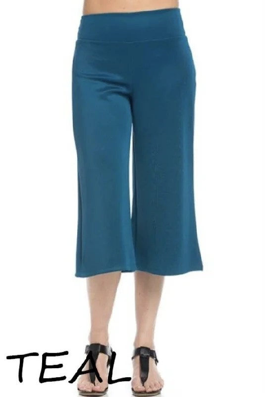 Wide Leg Capri Pants Modern Skinny Pants