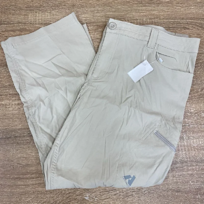 Eddie Bauer- Women's Hiking Pants Size 16: Beige-women-large Soft Sweatpants Style