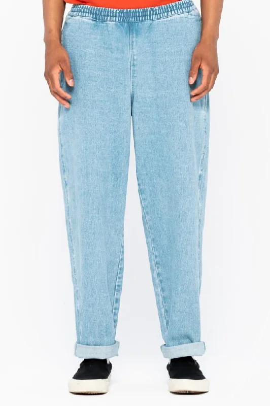 Santa Cruz Pant Local Pant - Light Blue Denim Fashionable Jogger Pants