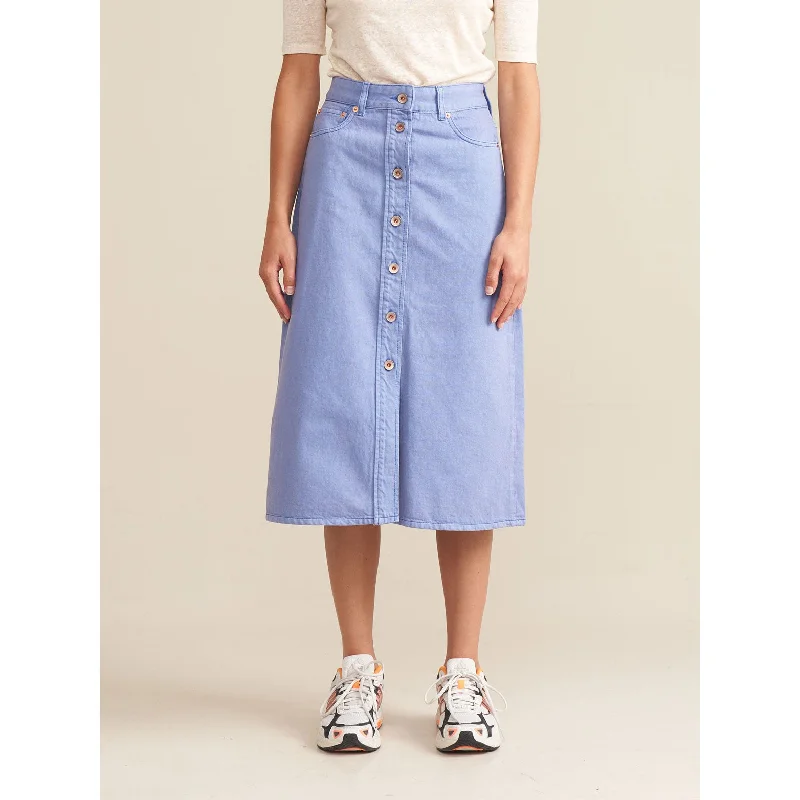 Bellerose Grey Stone Paloma Womens Skirt cashmere skirt soft