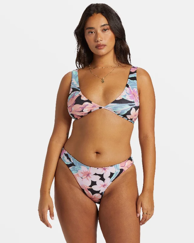 Nights In Paradise Reversible Tank Bikini Top - Multi cropped tank top