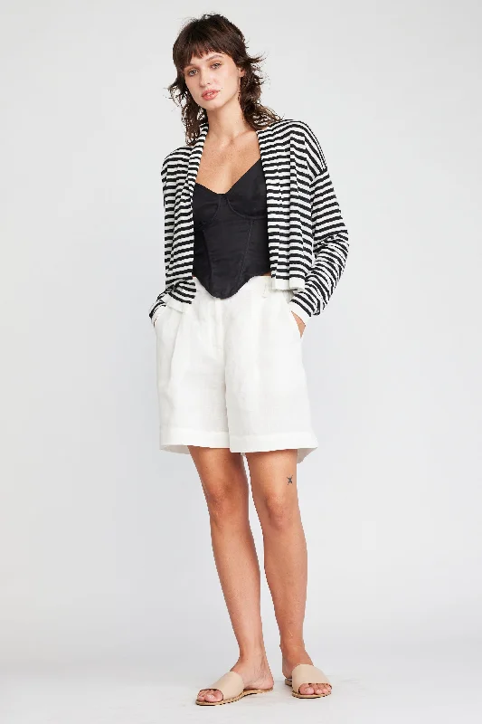 Octavia Open Shawl Cardigan Collared Crew Neck Turtle Neck