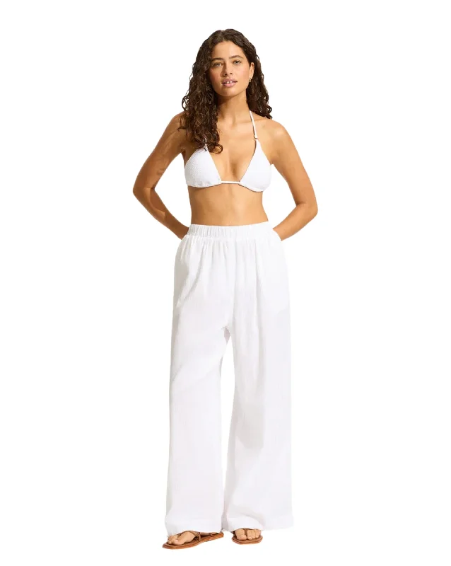 Beached It Crinkle Beach Pant Slim-Fit Leggings