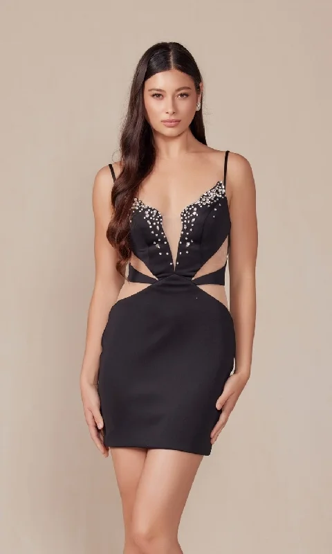 Nox Anabel Short Party Dress q834 Shift Classic Vintage