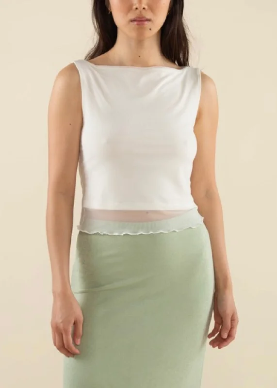 Rudy Boatneck Tank soft pink tank