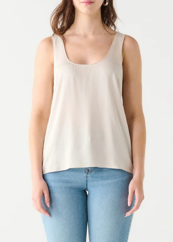 Pearl Tank Top fitted tank top